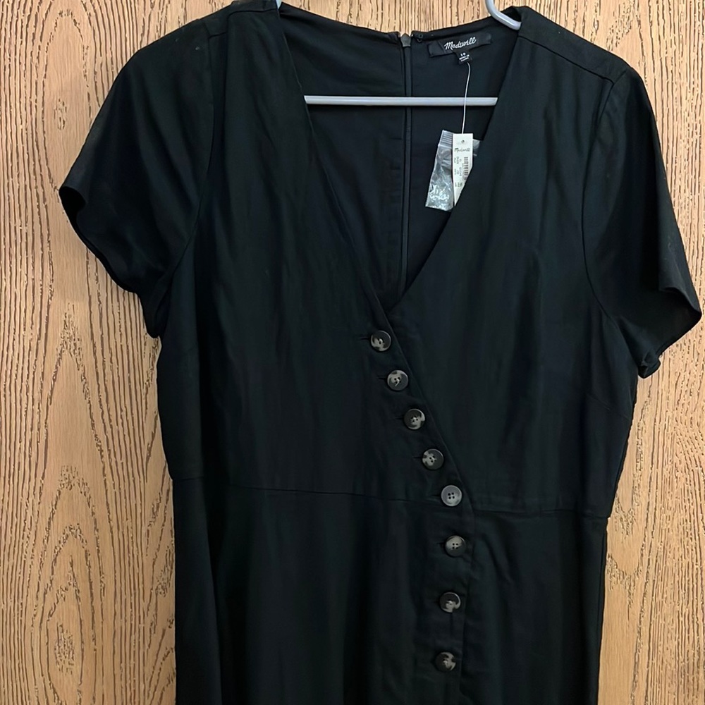 NEW Madewell Linen Midi Dress